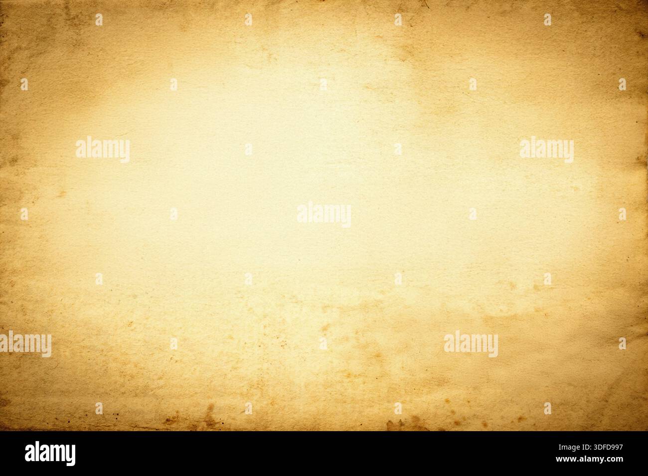 Old vintage  sheet isolated on white background Stock Photo