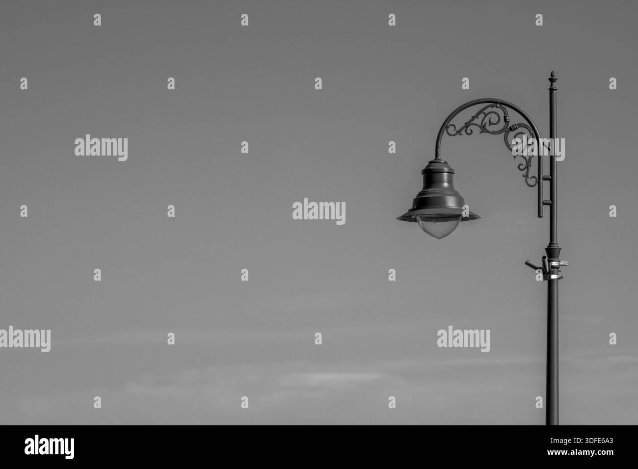 Empty lamp post Black and White Stock Photos & Images - Alamy
