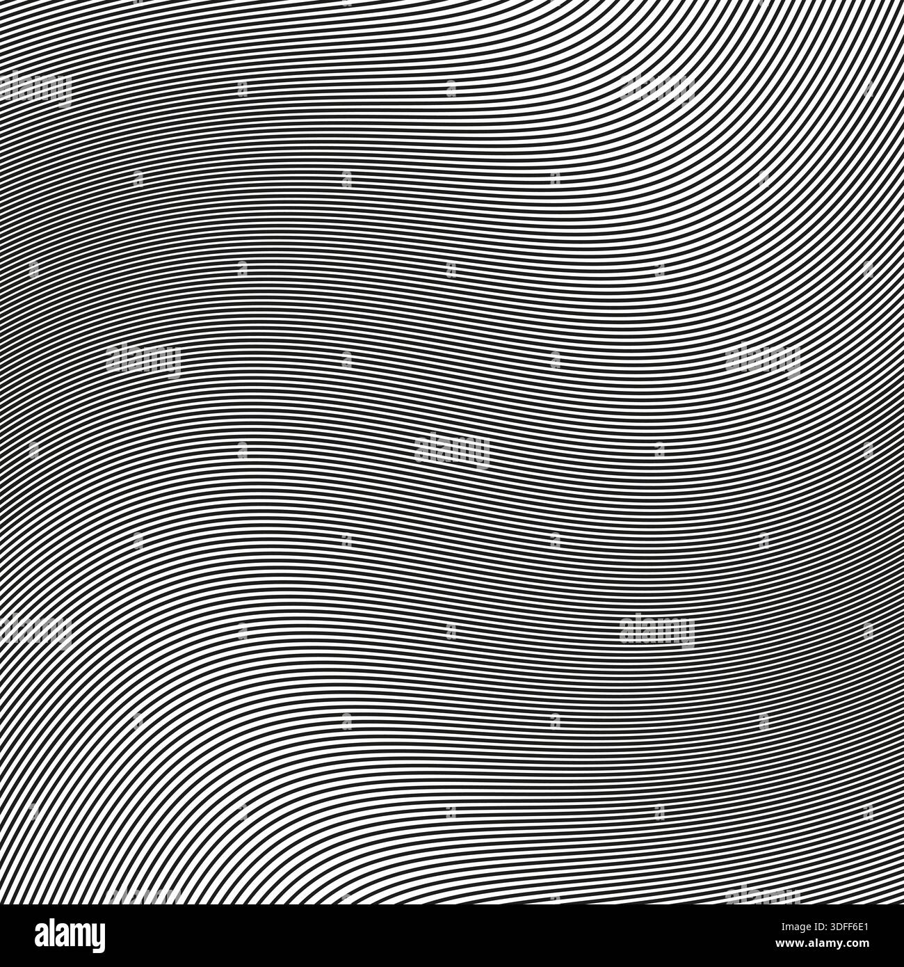 Grey wave texture. Moire optical illusion. Abstract distortion Vector ...