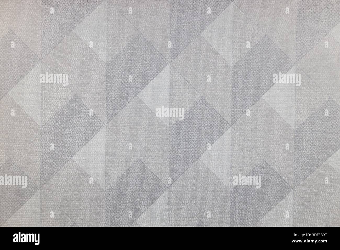 Modern Gray Geometric Wallcovering Pattern Background Stock Photo