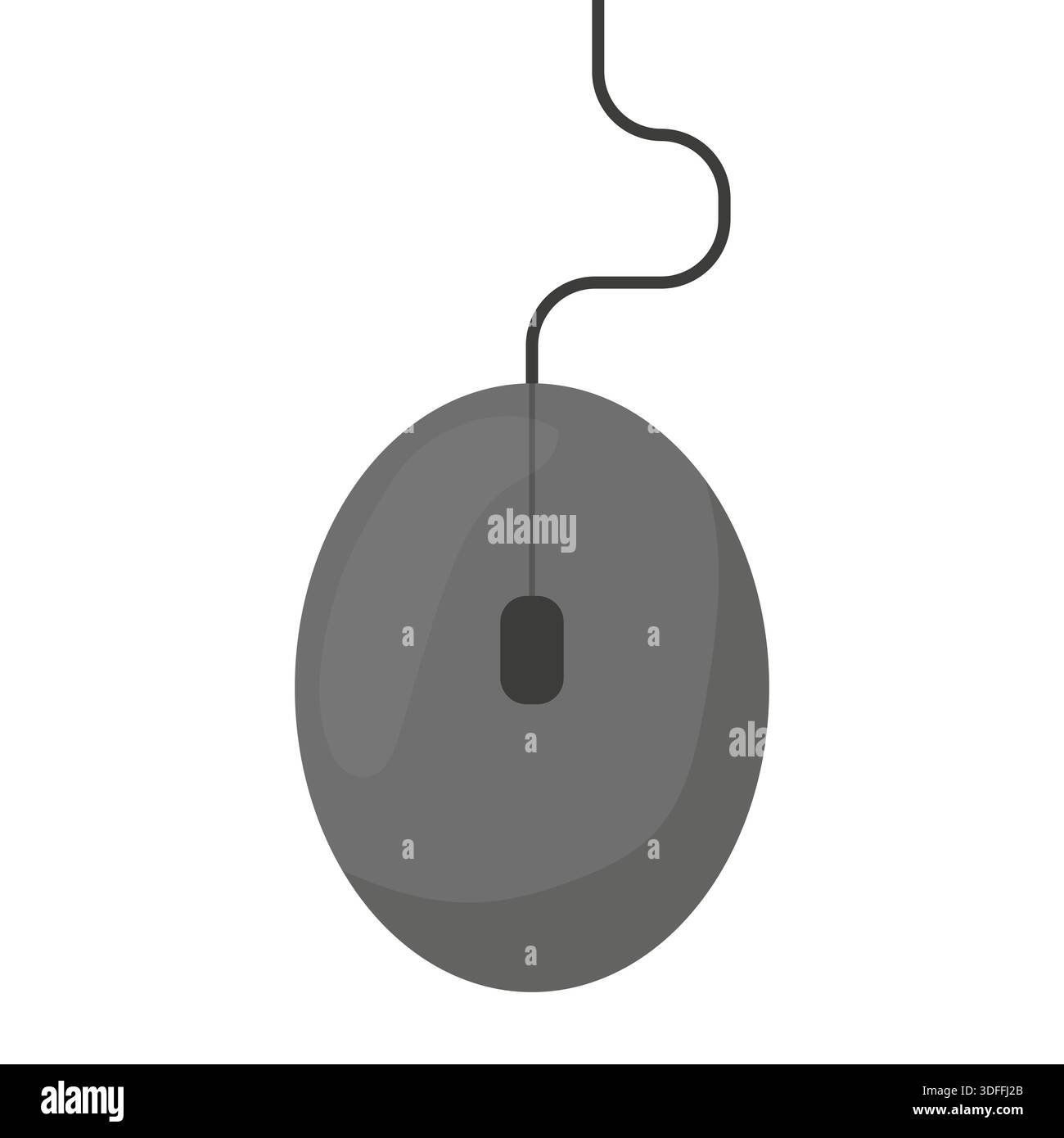 Electronic peripheral icon. Professional technological Vector. Sophisticated scroll mechanism. Indispensable computing accessory. EPS 10. Stock Vector