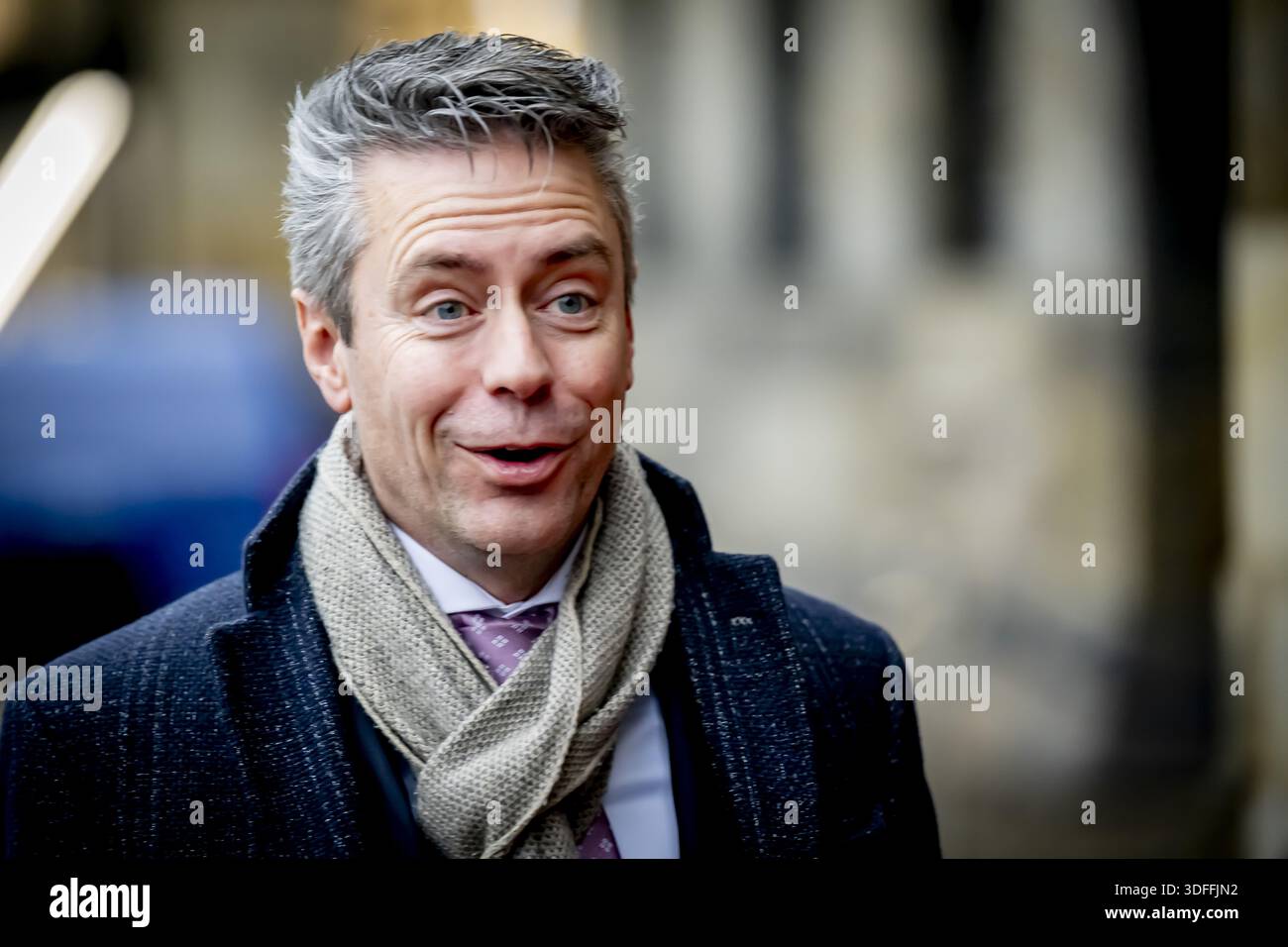 AMSTERDAM - Chris Stoffer, the SGP's leading candidate, King Willem ...