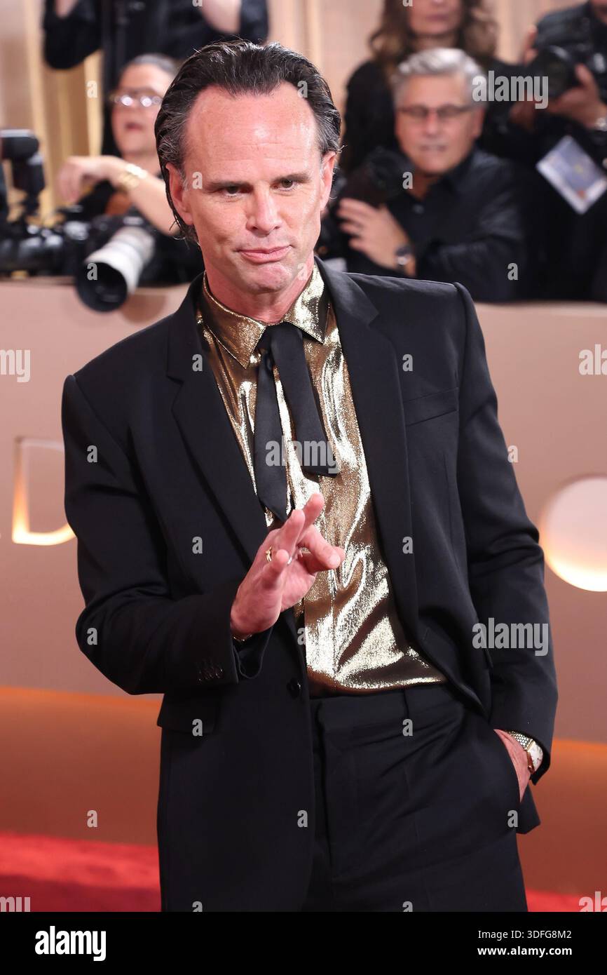 BEVERLY HILLS, CALIFORNIA - JANUARY 11: Walton Goggins at the 83rd Annual Golden Globe Awards at The Beverly Hilton on January 11, 2026 in Beverly Hills, California.Credit: Admedia (Credit Image: © AdMedia via ZUMA Press Wire) EDITORIAL USAGE ONLY! Not for Commercial USAGE! Stock Photo