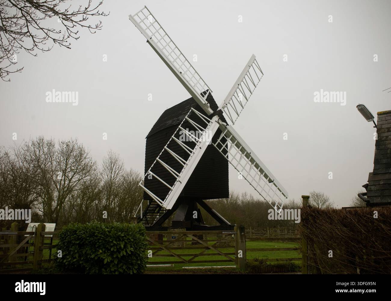 Bourn Windmill, one of the oldest in England, with timbers dated to the ...
