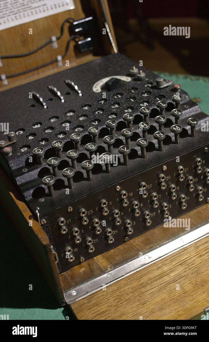 Enigma Decryption Computer Alan turing enigma cipher hi-res stock photography and images - Alamy