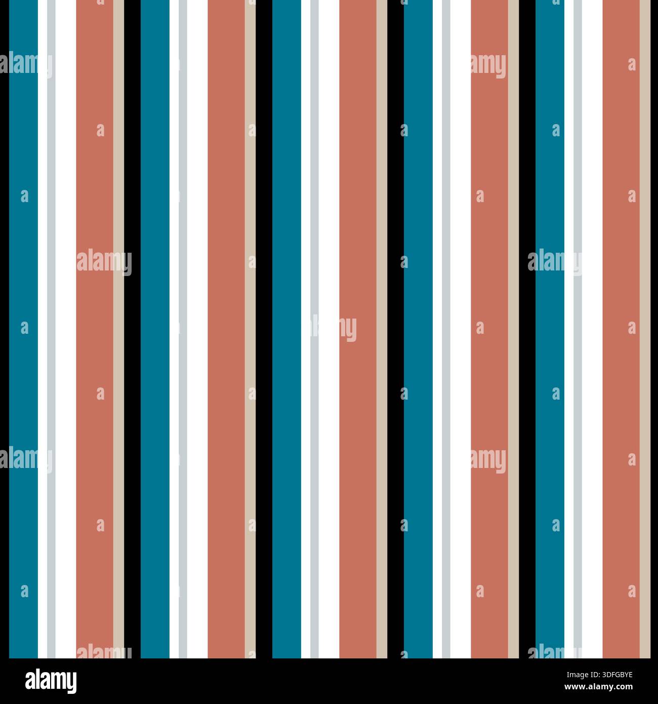 Stripes Seamless Pattern Simple Design Vector Stock Vector