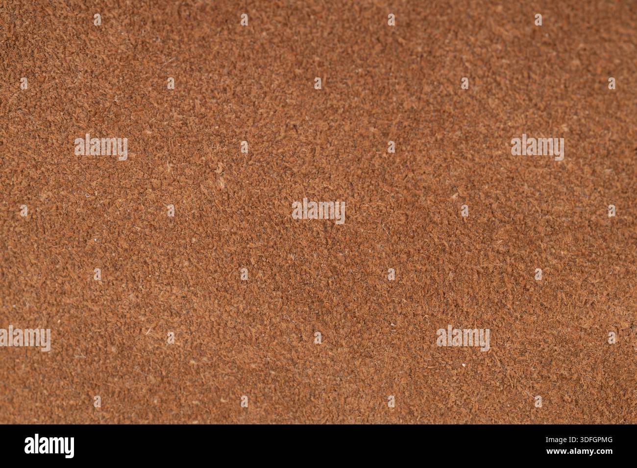 Brown suede leather texture macro background Stock Photo