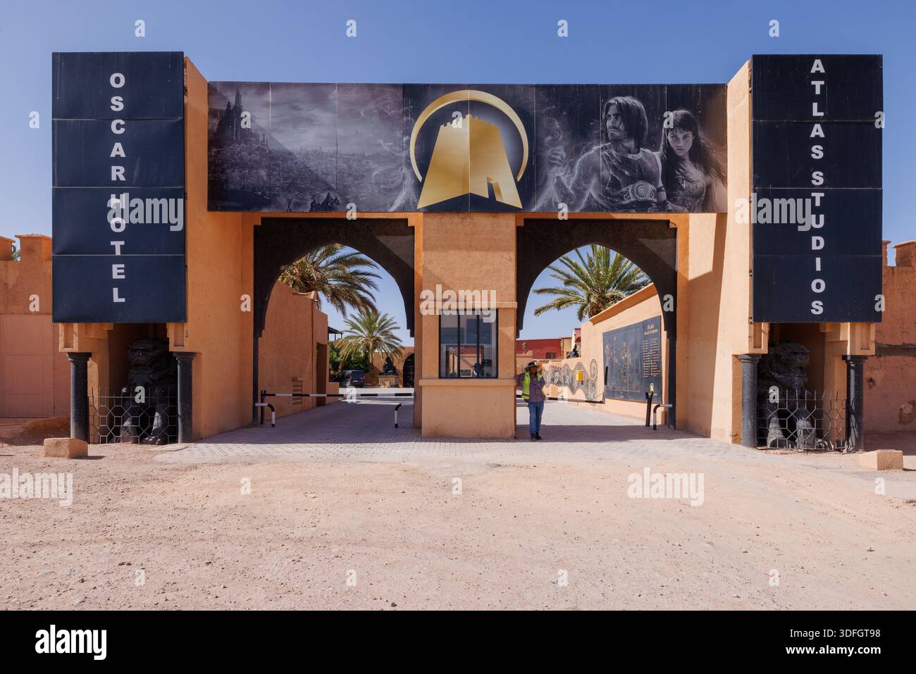 Ouarzazate, June 2, 2025. Exterior views of Atlas Studios movie sets in ...