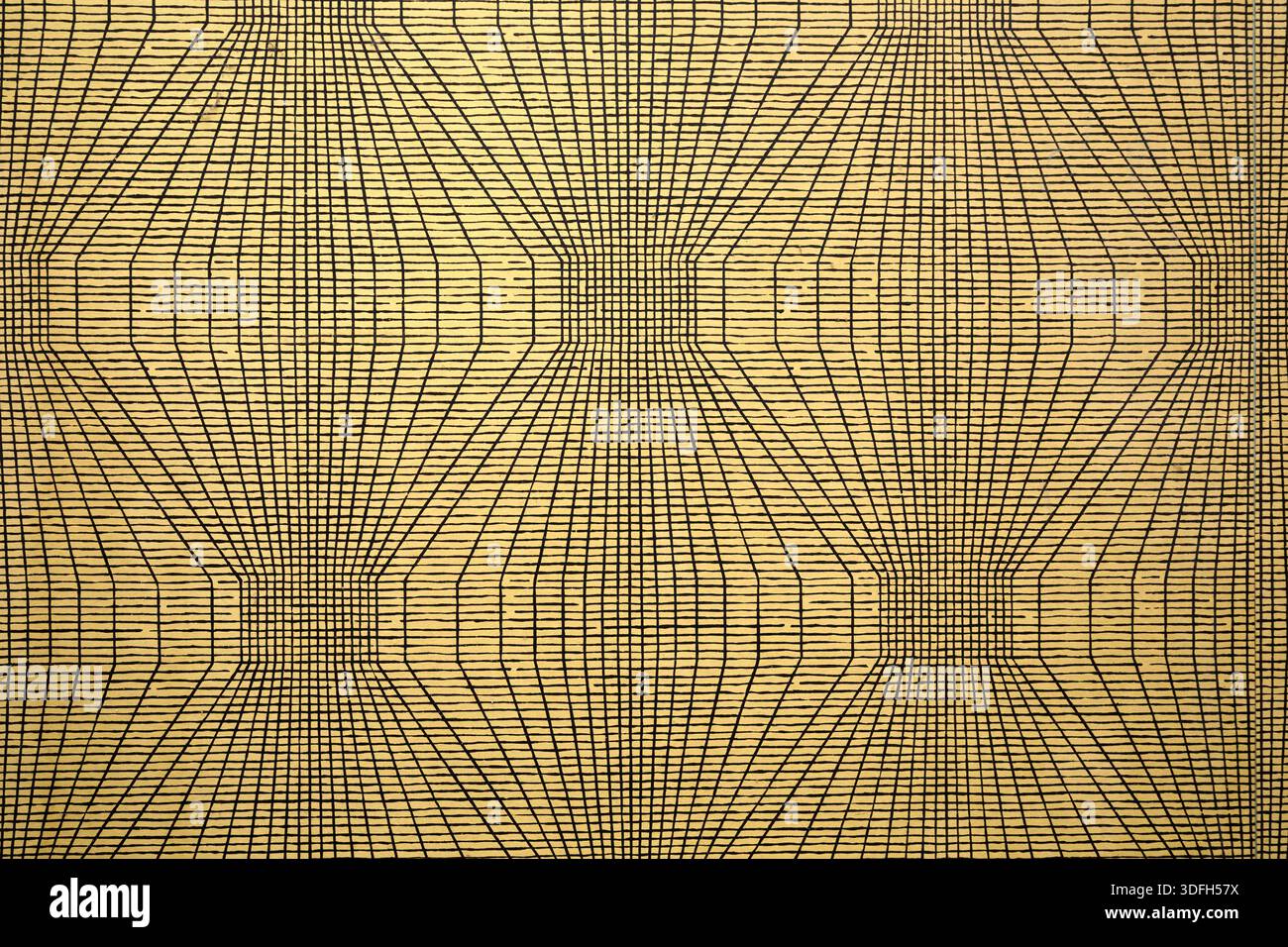 Early to mid twentieth century (1900s) wallpaper pattern Stock Photo