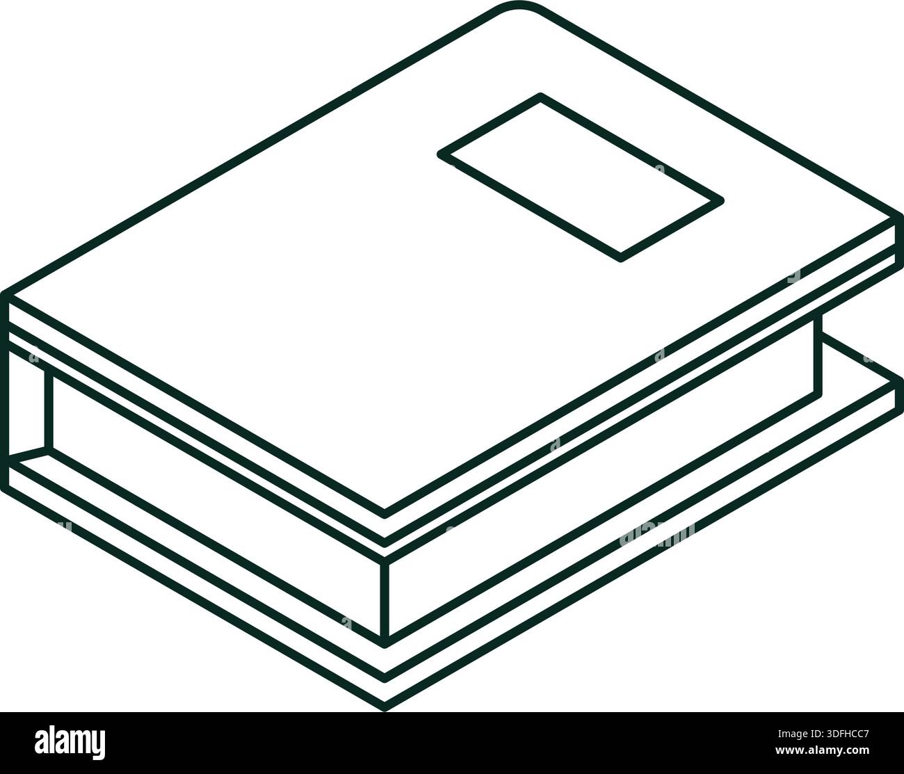 Isometric Book icon vector element, design templates simple and modern ...