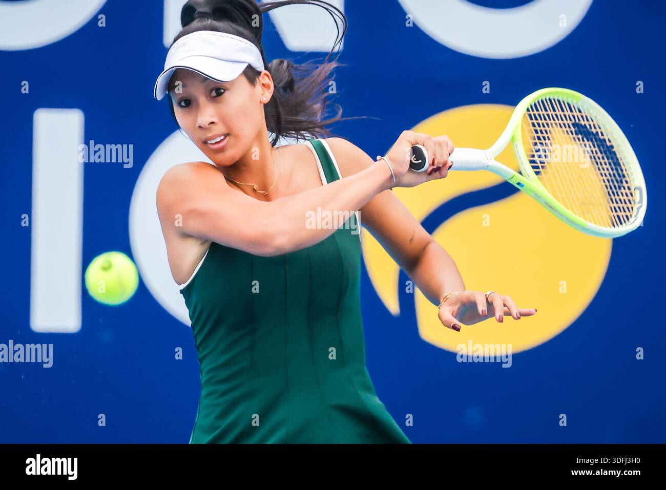 Priscilla Hon Ranking Priscilla Hon of Australia plays against Donna Veki? of Croatia (not ...