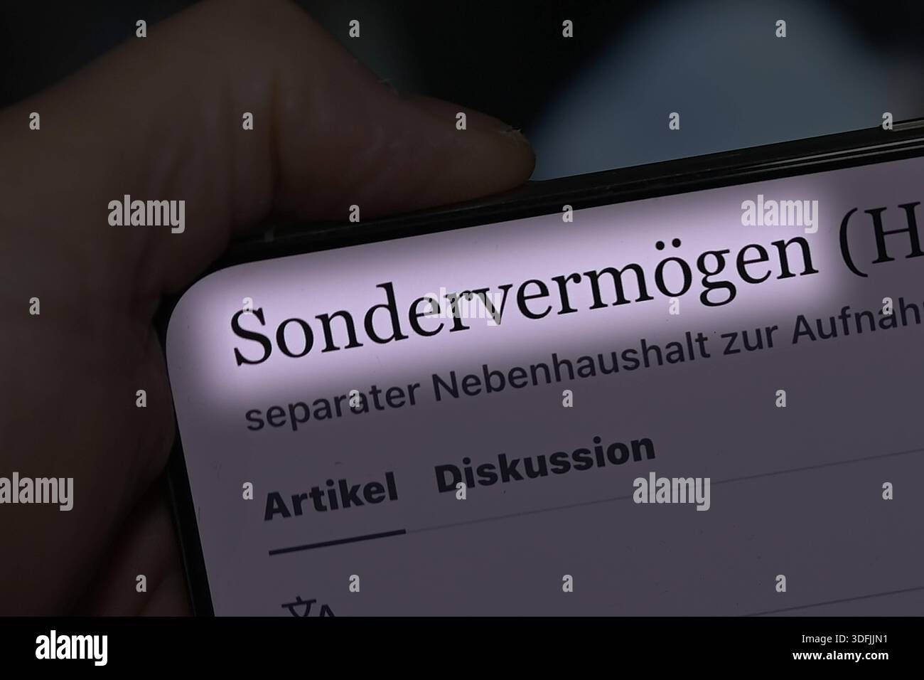 Themenfoto Unwort des Jahres 2025: SONDERVERMOEGEN ist das Unwort des