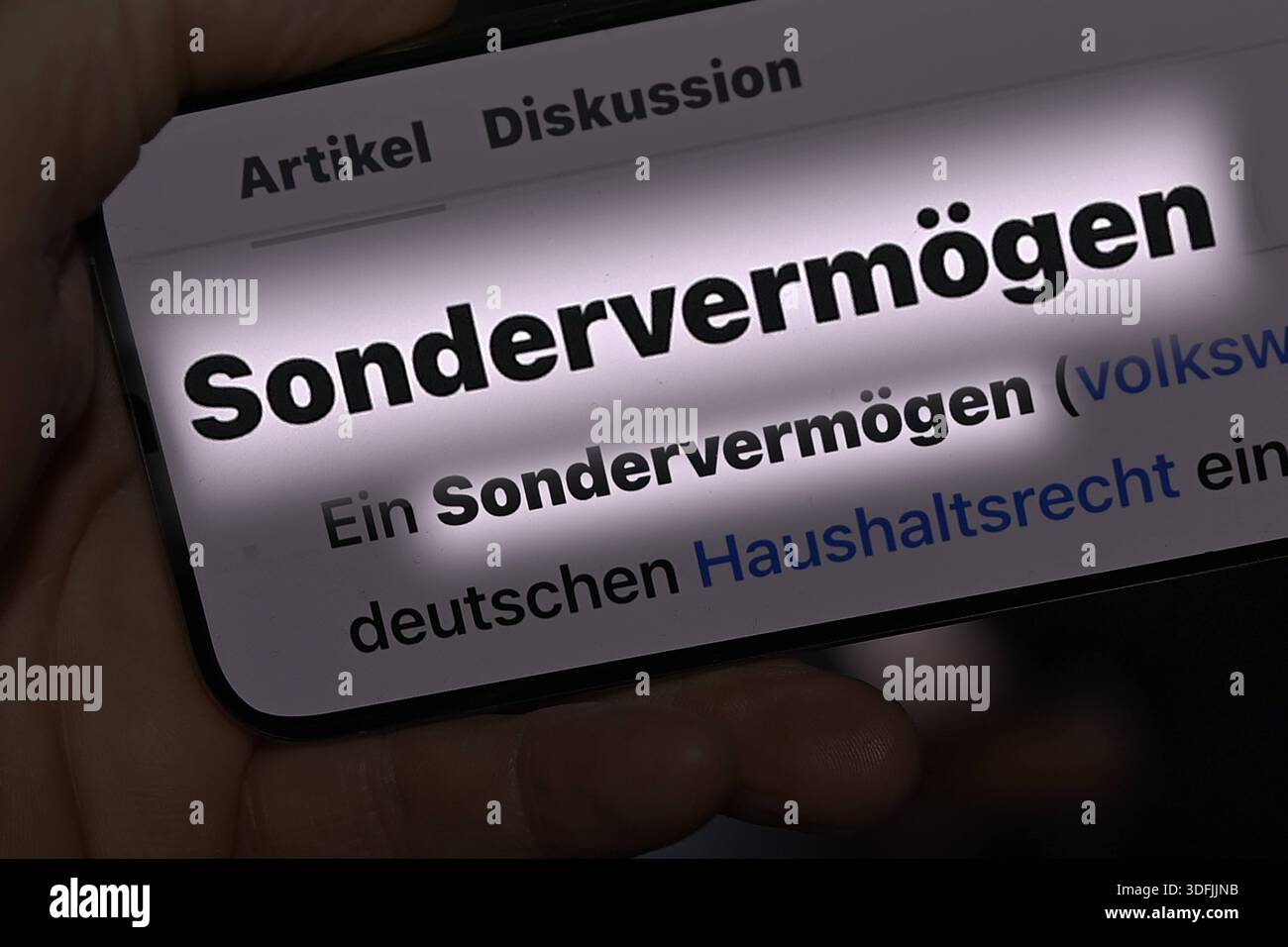 Themenfoto Unwort des Jahres 2025: SONDERVERMOEGEN ist das Unwort des