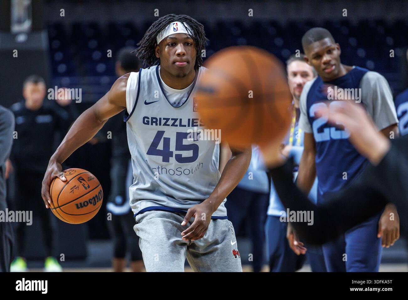 13 January 2026, Berlin: Basketball: NBA, GG Jackson (Memphis Grizzlies ...