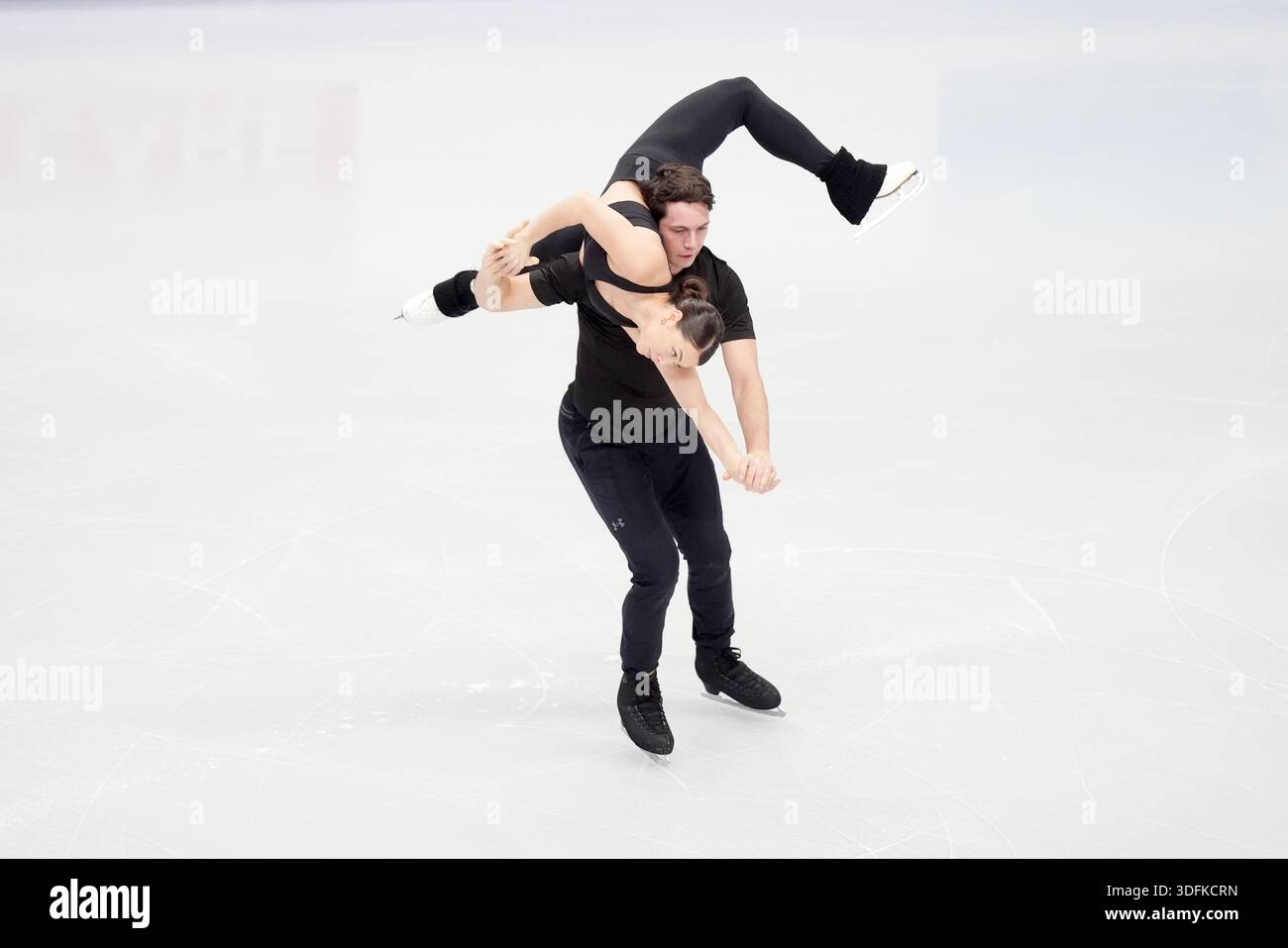 Luke Digby Great Britain's Anastasia Vaipan-Law and Luke Digby during a practice ...