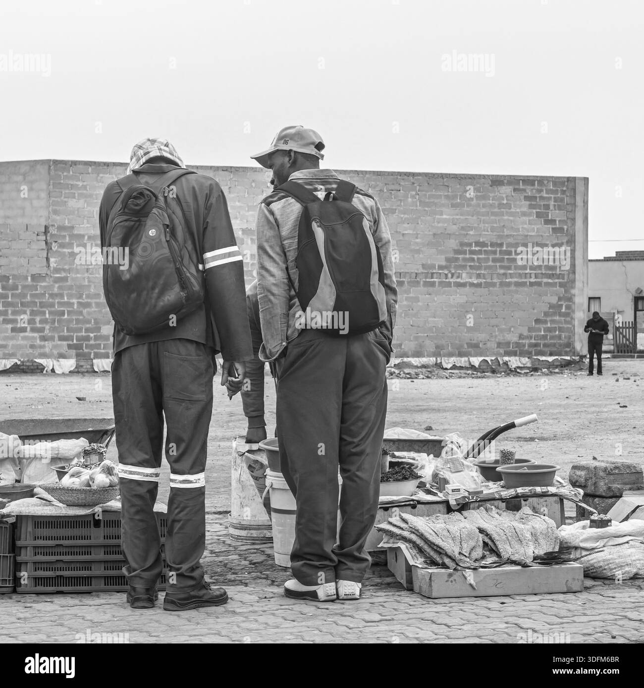 Person Stalling Two people stall in Black and White Stock Photos & Images - Alamy