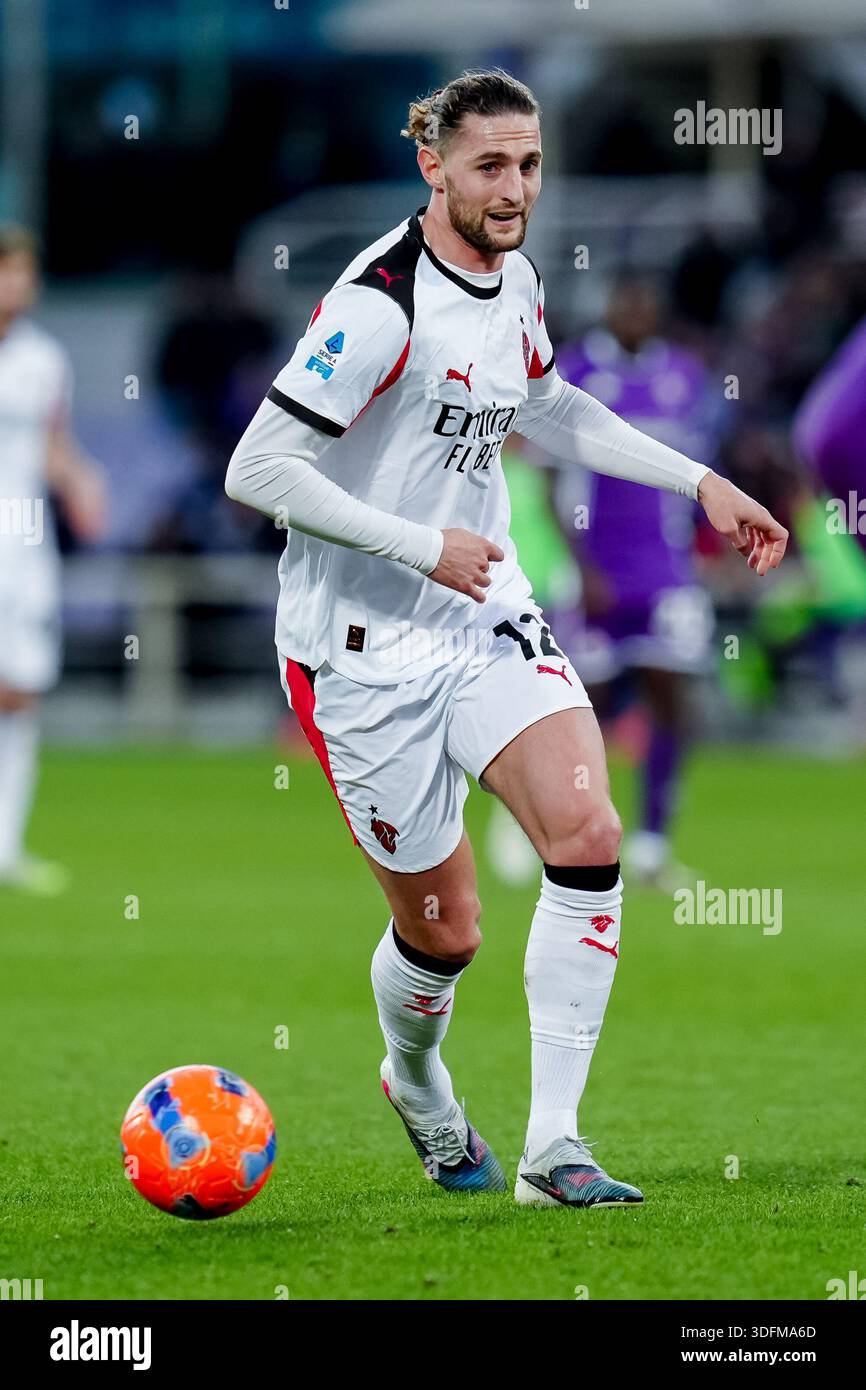 Adrien Rabiot of AC Milan in action during the serie Serie A Enilive ...