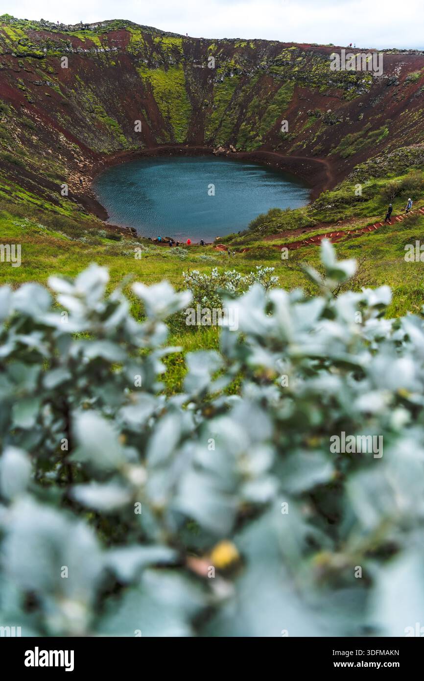 Valcano Red Red crater walls hi-res stock photography and images - Alamy