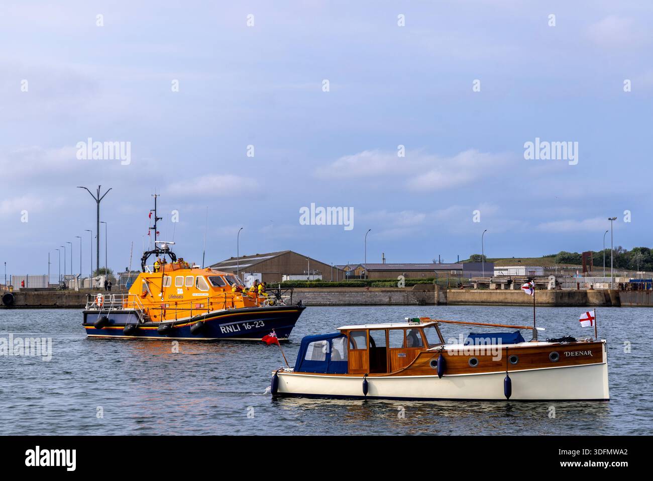 Deenar and RNLB Diamond Jubilee from Ramsgate RNLI, led by RNLI Station ...