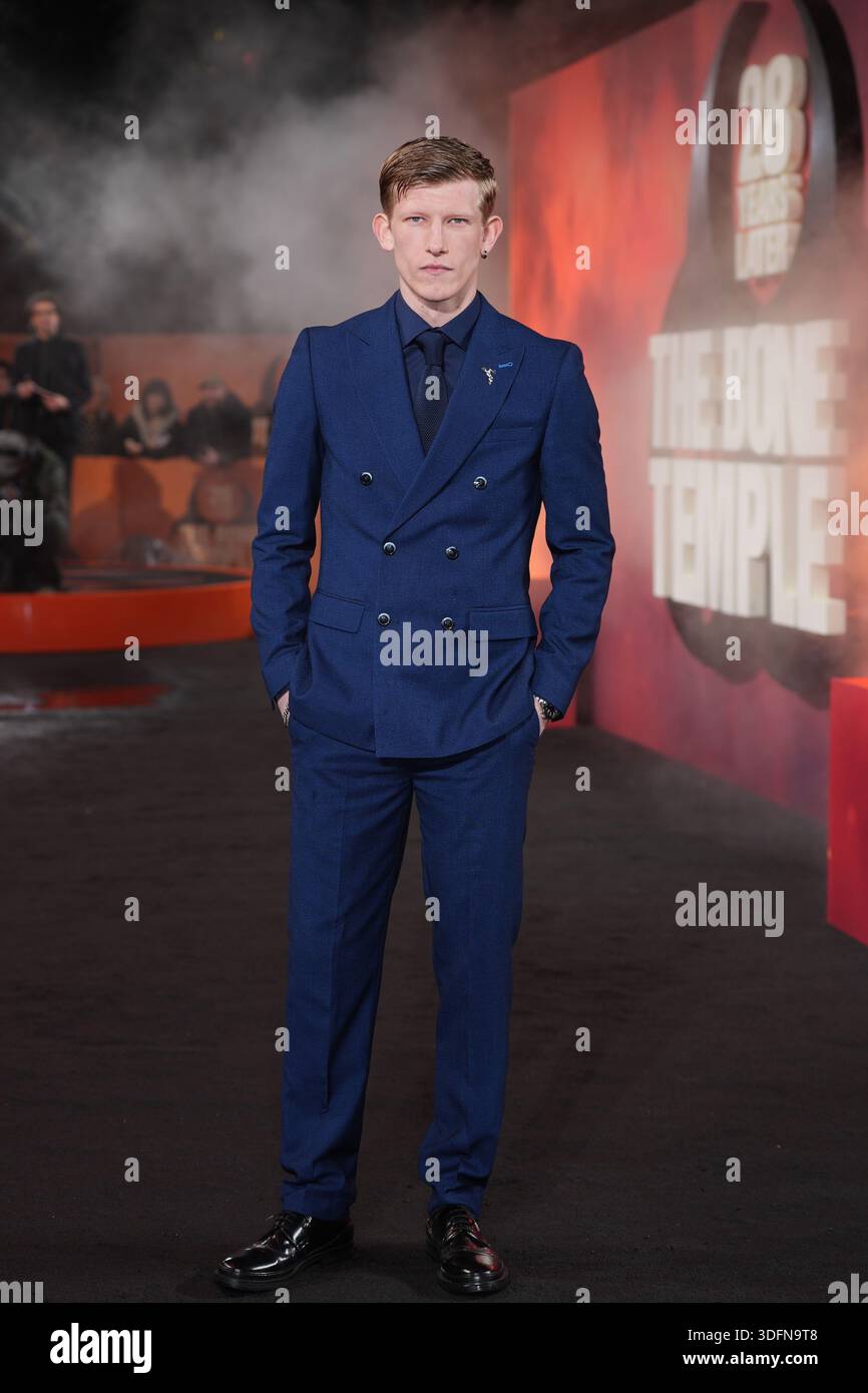 Connor Newall Attending The World Premiere Of 28 Years Later The Bone Connor Newall Attending The World Premiere Of 28 Years Later The Bone Temple At The Bfi Imax In London Picture Date Tuesday January 13 2026 3DFN9T8