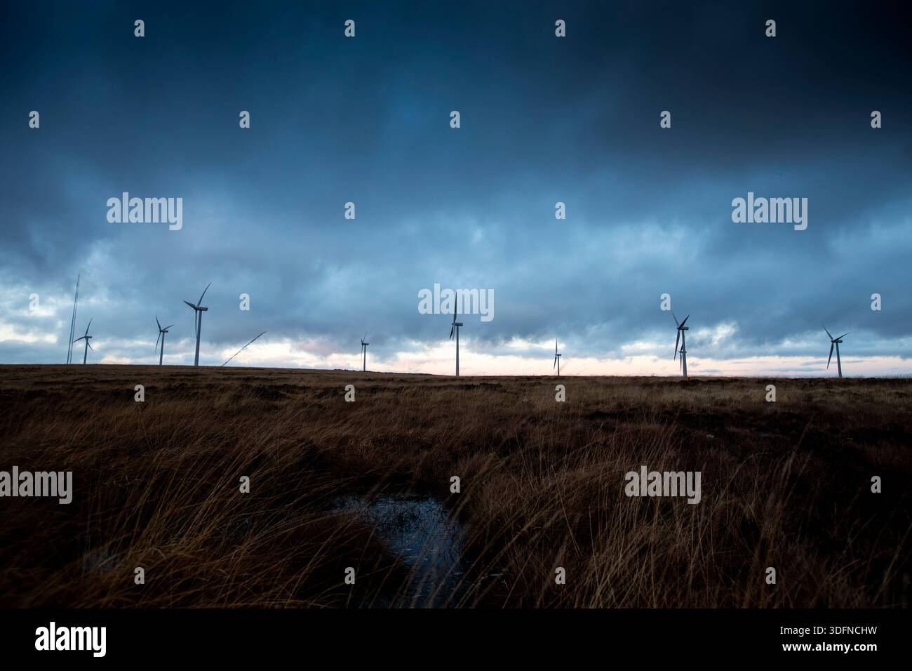 Gen Butc Bronte moors turbine hi-res stock photography and images - Alamy
