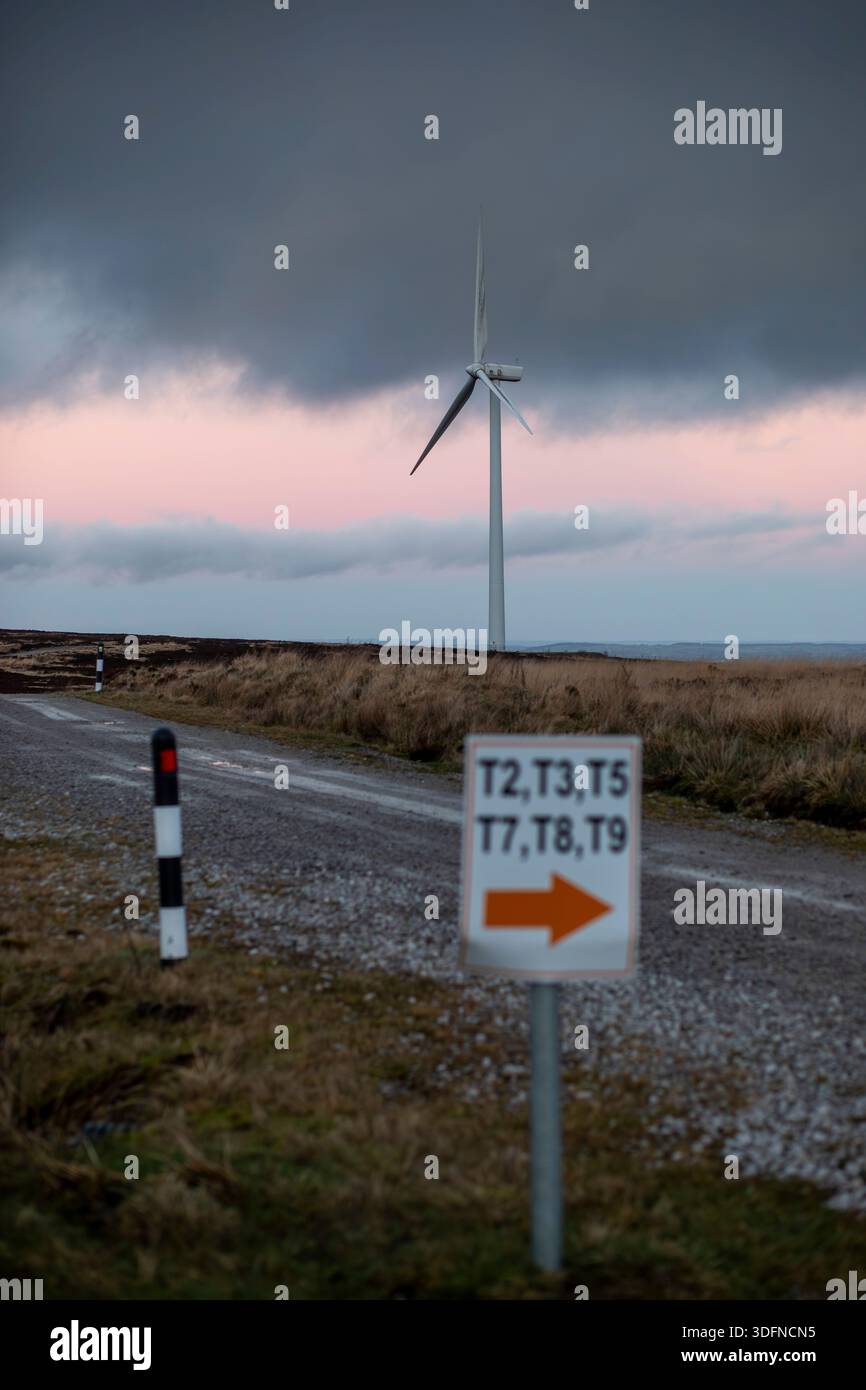 Bronte moors turbine hi-res stock photography and images - Alamy