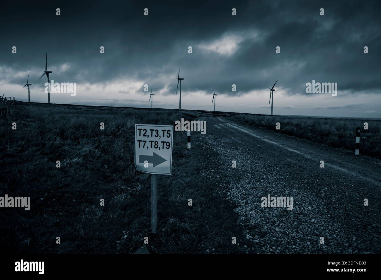 Bronte moors turbine hi-res stock photography and images - Alamy