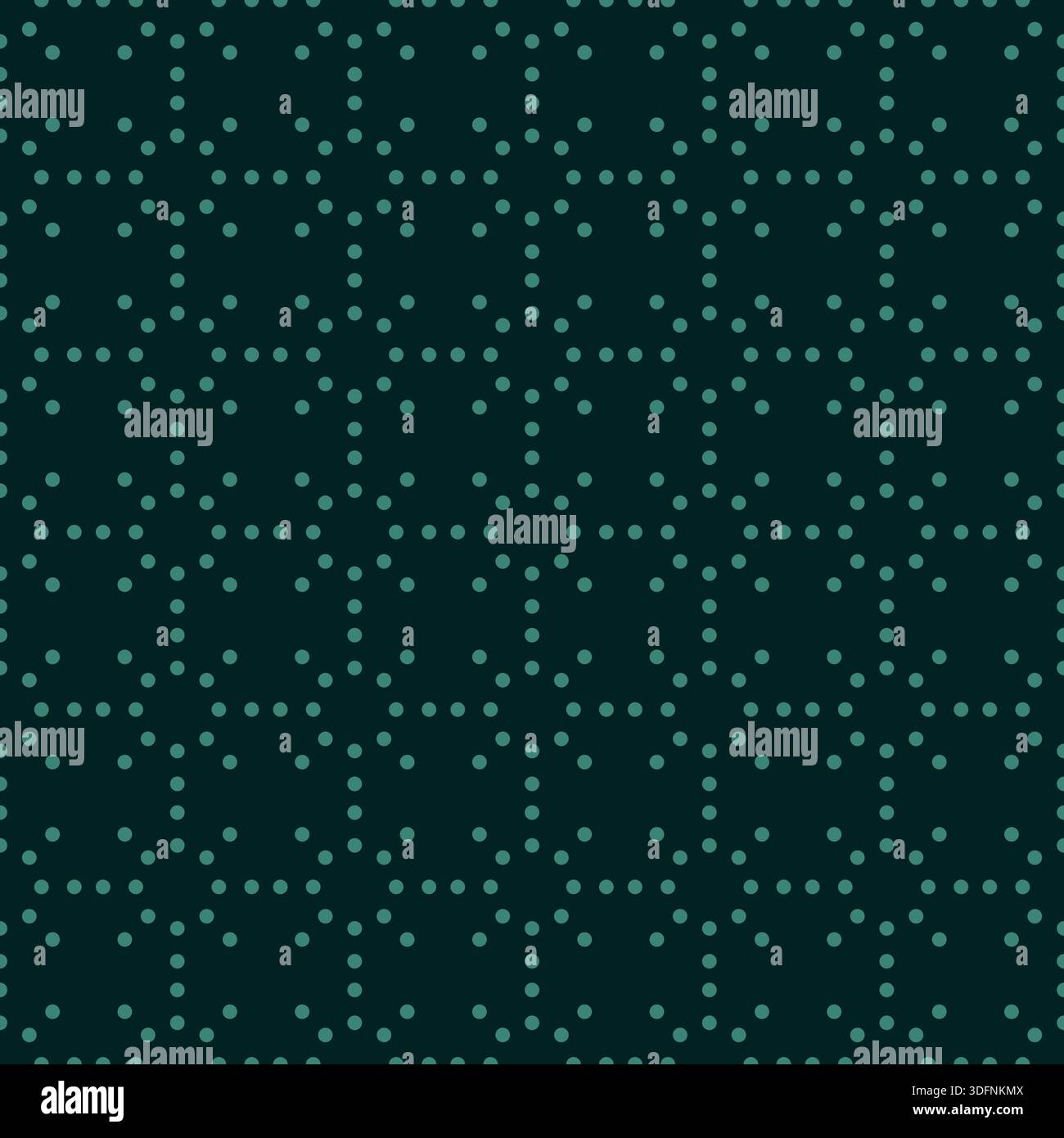 Dots Green Color Seamless Pattern Design Stock Vector