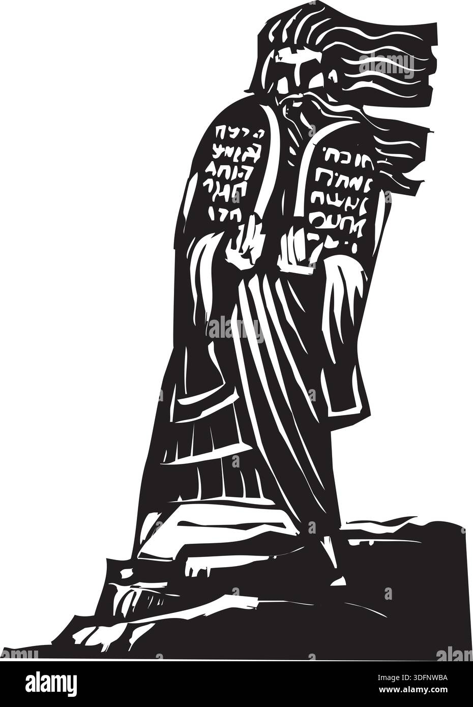 Ten Commandments Clipart Black And White