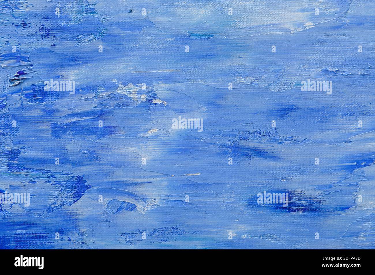 Oil paint texture, abstract blue background Stock Photo - Alamy