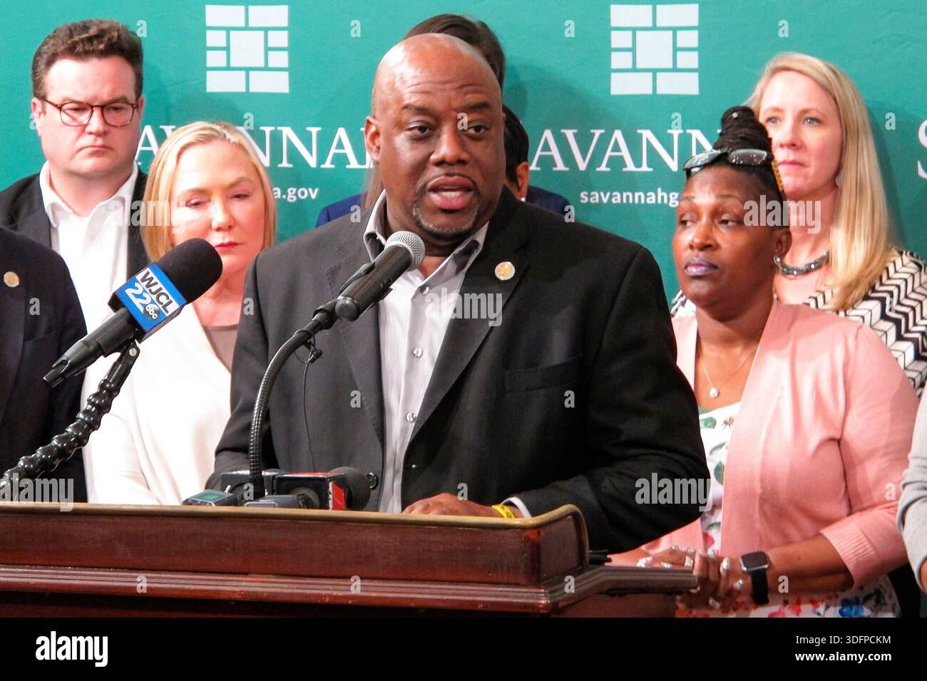 FILE - Mayor Van Johnson speaks at a news conference, March 11, 2020 ...