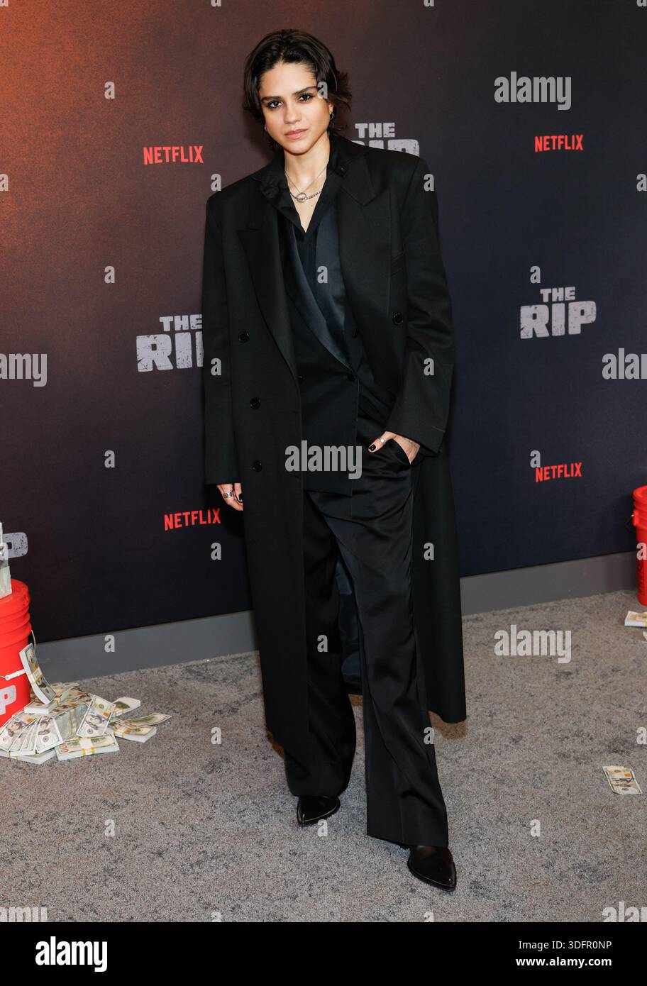 Sasha Calle Attends The World Premiere Of The Rip At Alice Tully Hall Sasha Calle Attends The World Premiere Of The Rip At Alice Tully Hall Tuesday Jan 13 2026 In New York Photo By Cj Riverainvisionap 3DFR0NP 