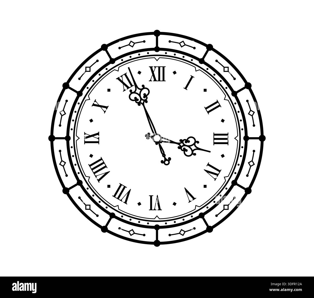 vintage-vector-clock-face-with-roman-numeral-markers-and-intricate