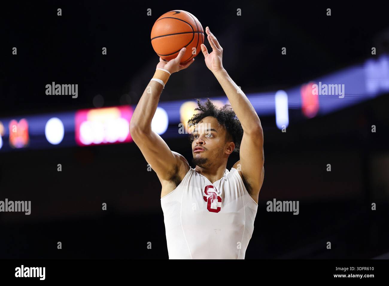 Terrence Southern Southern California forward Terrance Williams II warms up before an ...