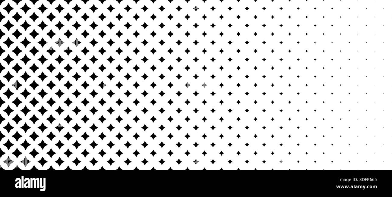 Fading stars shape gradient pattern. Abstract small sparkles gradation ...