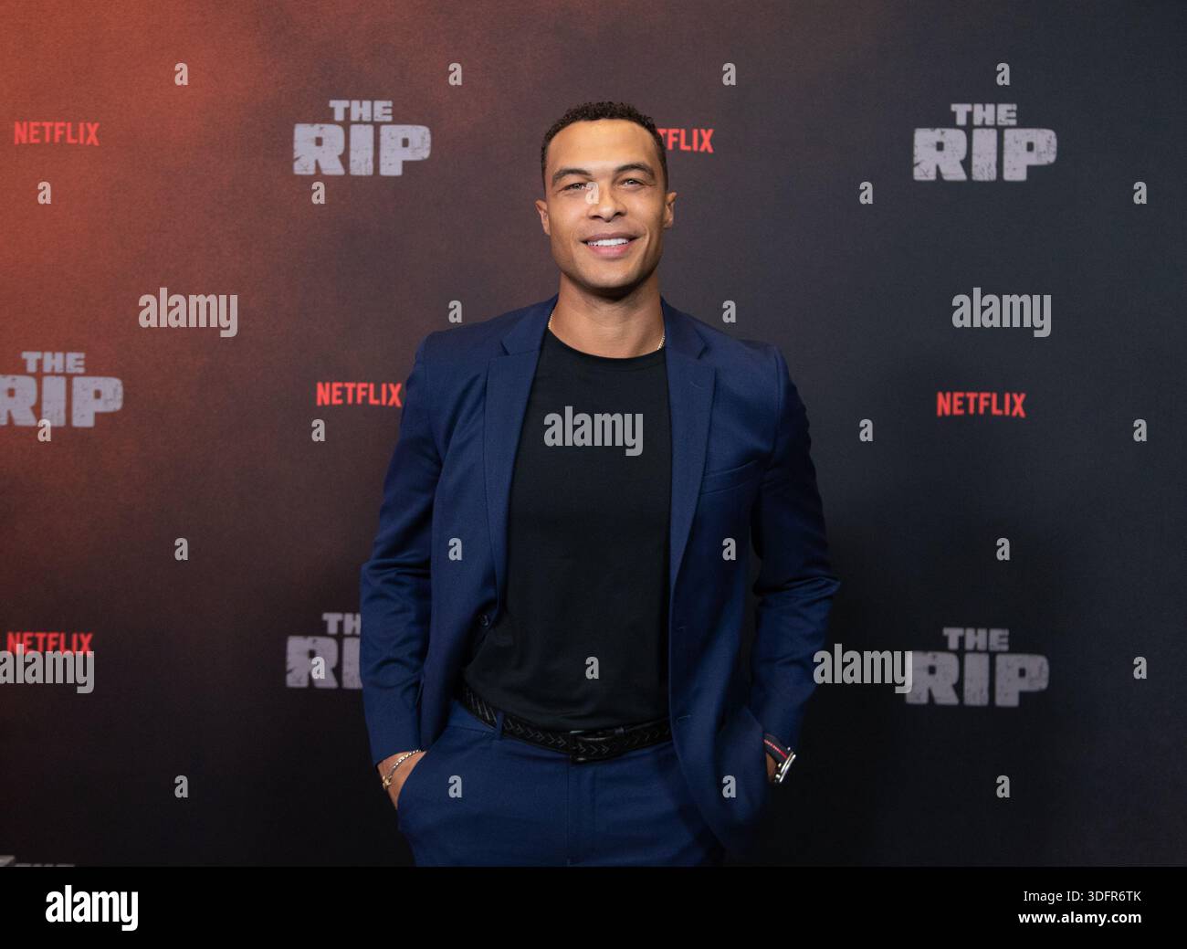 Dale Moss arrives on the red carpet for the Netflix's 