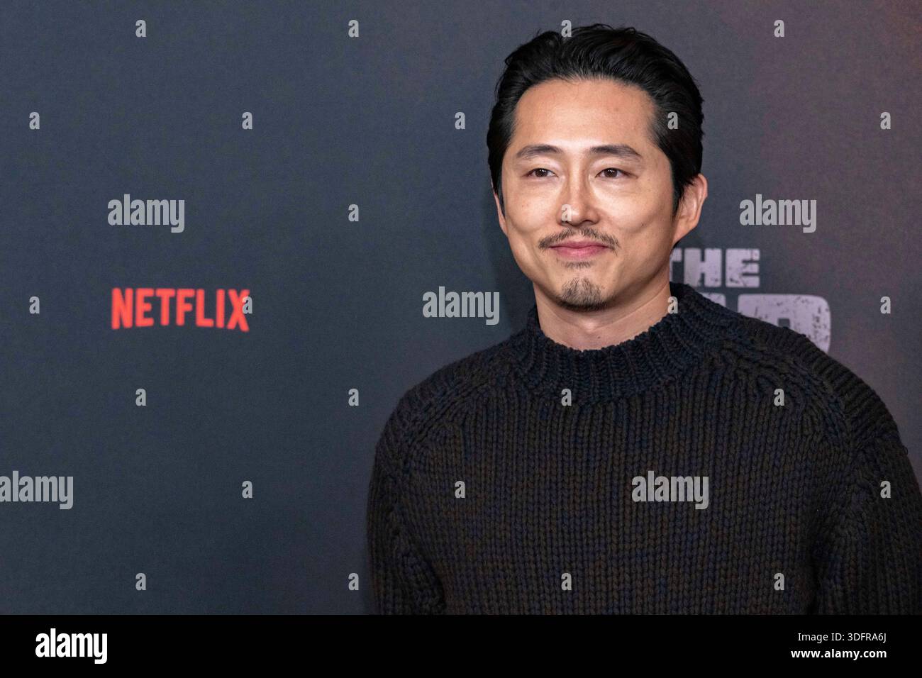 Steven Yeun Attends The World Premiere Of The RIP At Alice Tully Hall Steven Yeun Attends The World Premiere Of The Rip At Alice Tully Hall In New York Ny On January 13 2026 Photo By Laura Brettsipa Usa 3DFRA6J 