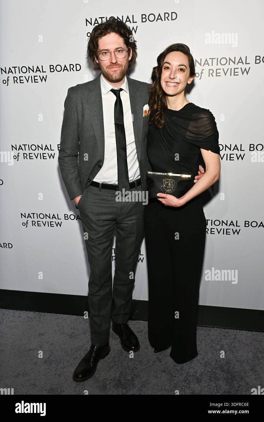 Ben Leonberg, left, and Kari Fischer attend the National Board of ...
