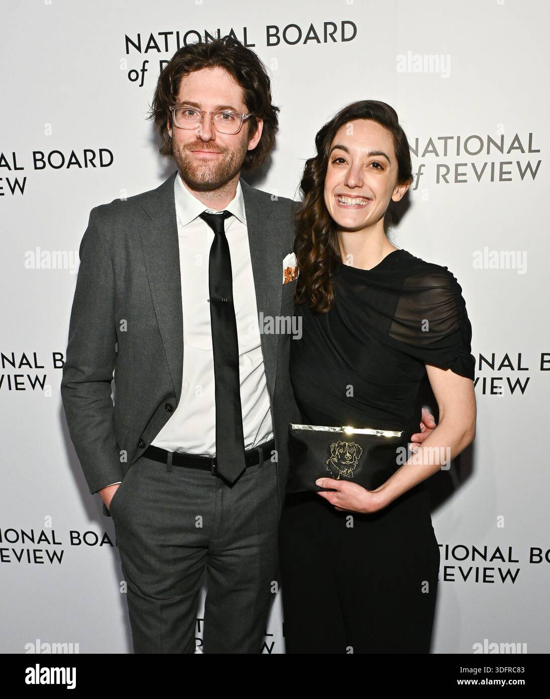Ben Leonberg, left, and Kari Fischer attend the National Board of ...