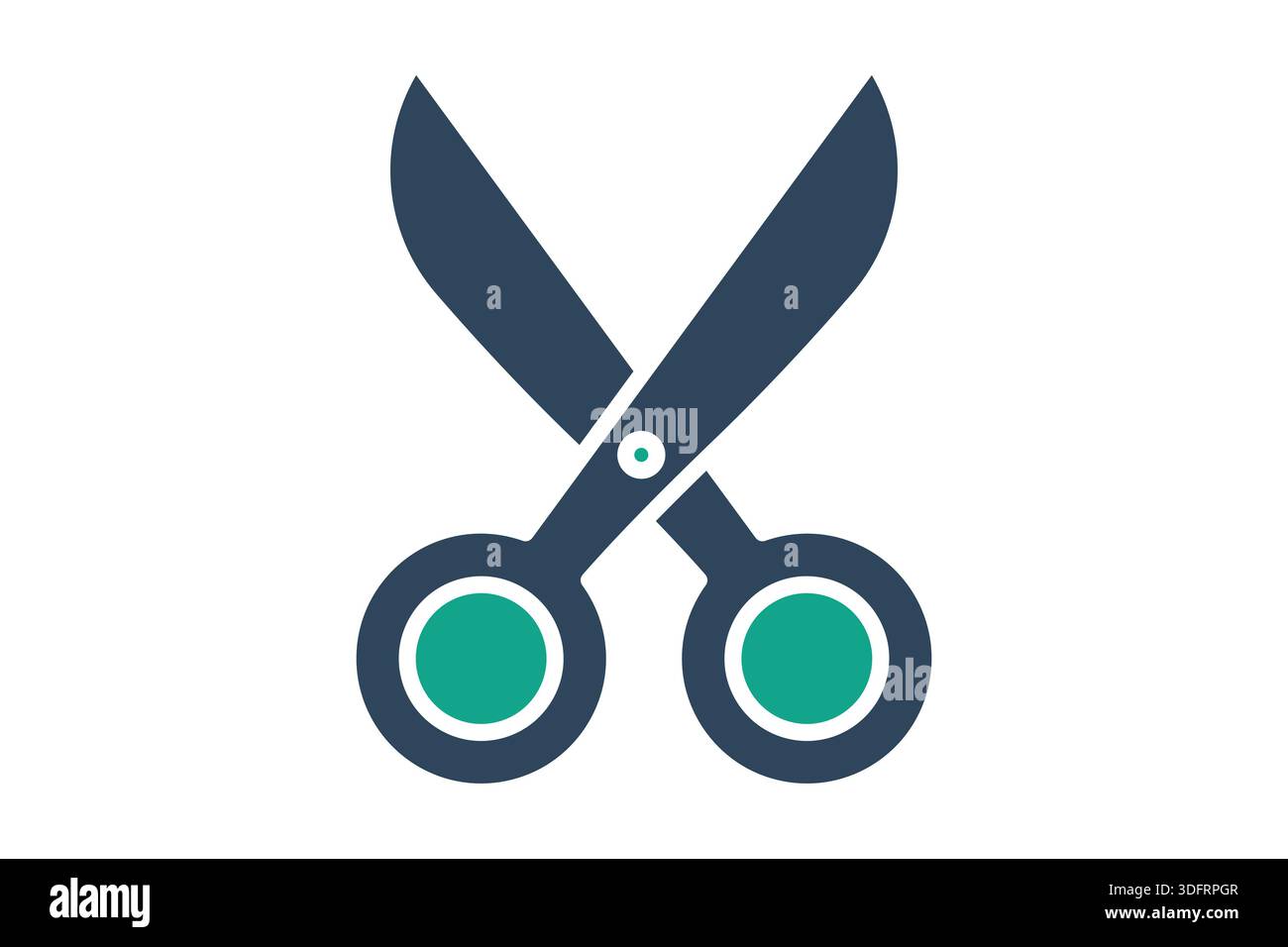 Crafting icon. solid icon style. icon related to cut. creativity elements vector illustration Stock Vector