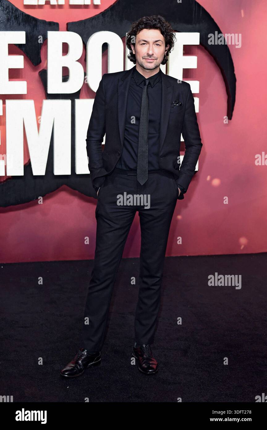 Alex Zane bei der Weltpremiere des Kinofilms 28 Years Later: The Bone ...