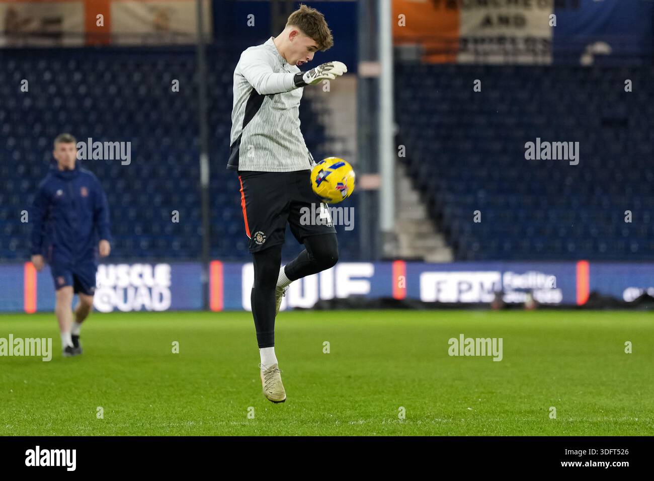goalkeeper-lucas-thomas-41-of-luton-town-warms-up-ahead-of-the-efl