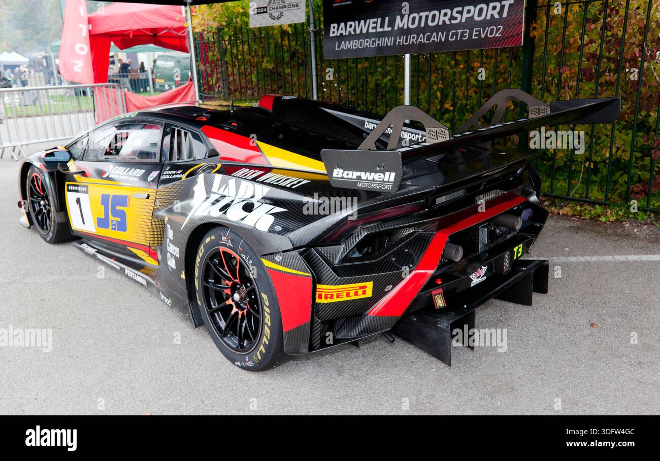 Hurican Rear End Three-quarters Rear View of Barwell Motorsport's Lamborghini Hurican ...
