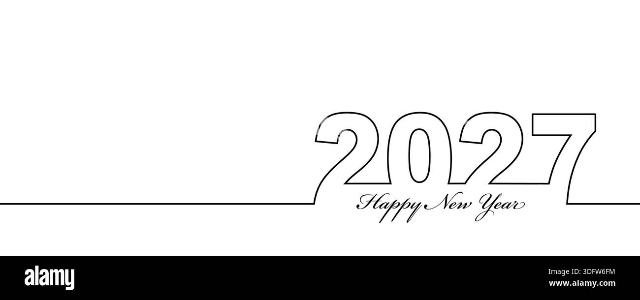 Calendar 2027 Black and White Stock Photos & Images - Alamy