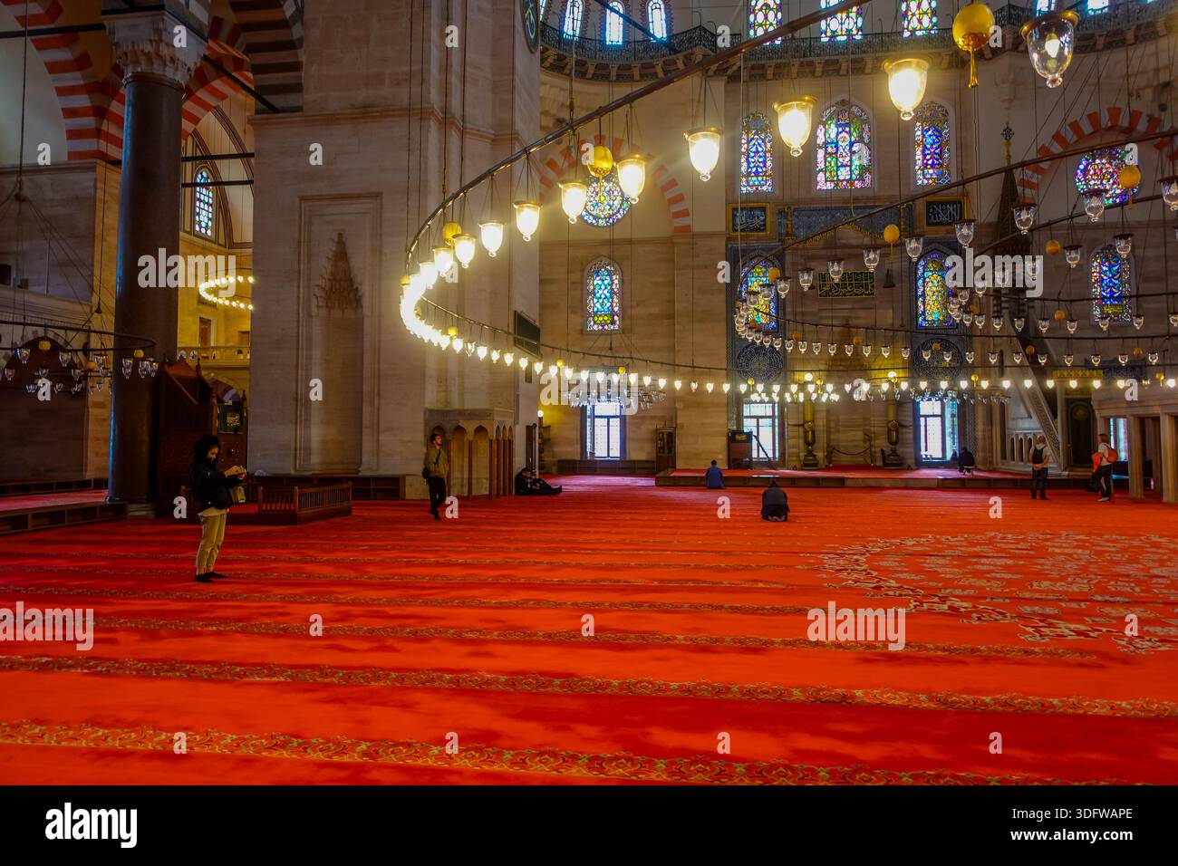 Suleymaniye Mosque in Istanbul, Turkiye - Stock Image