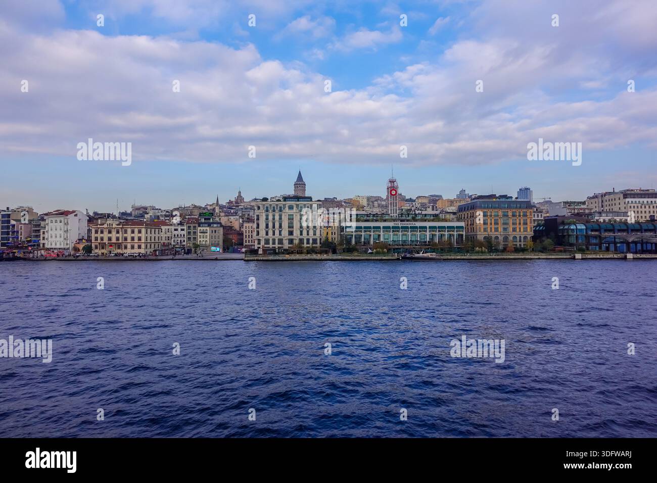 The upscale Peninsula Hotel in Karakoy, Istanbul, Turkey - Stock Image