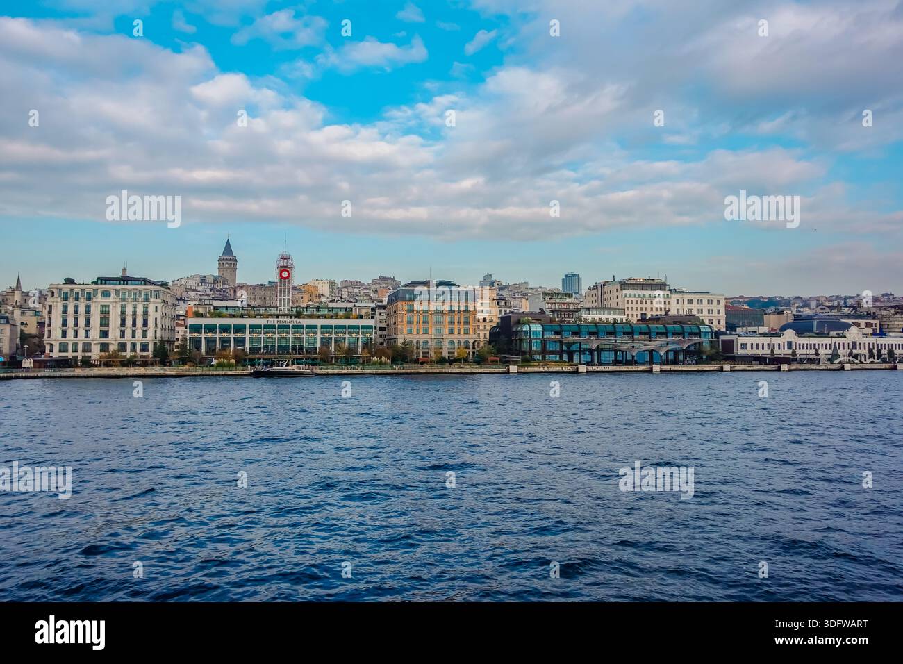 The upscale Peninsula Hotel in Karakoy, Istanbul, Turkey - Stock Image