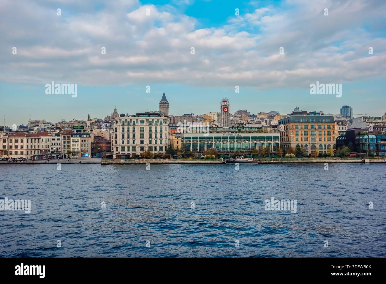 The upscale Peninsula Hotel in Karakoy, Istanbul, Turkey - Stock Image