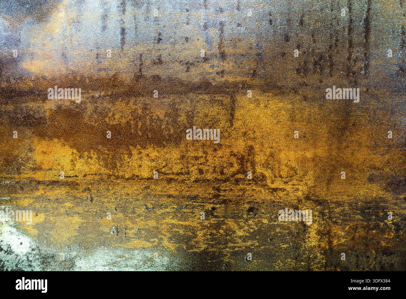 Brown Rusty Stone or Metal Surface Texture. Abstract Background Stock Photo