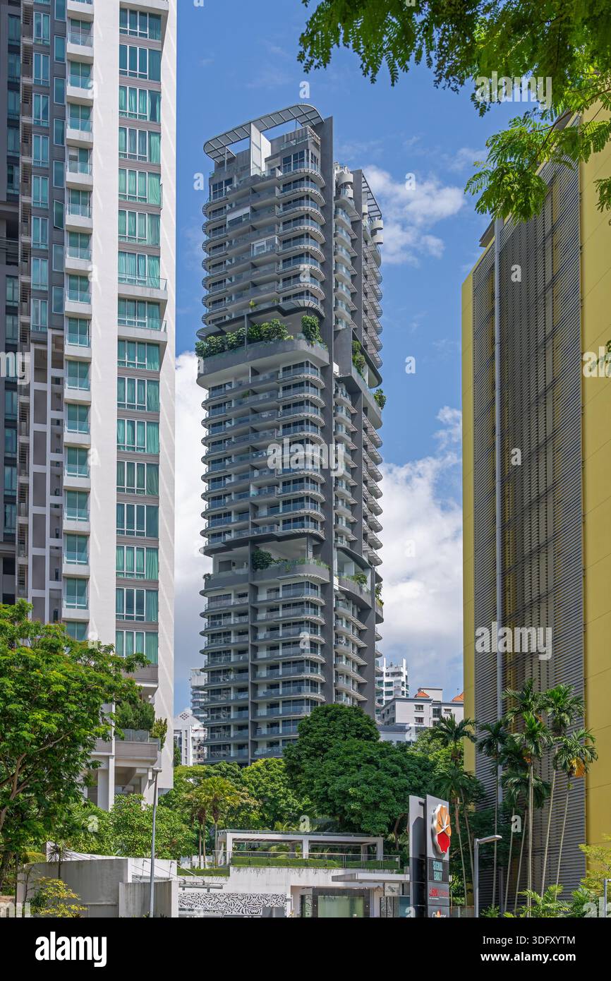 Espada condominium, residential high-rise building with flats and ...